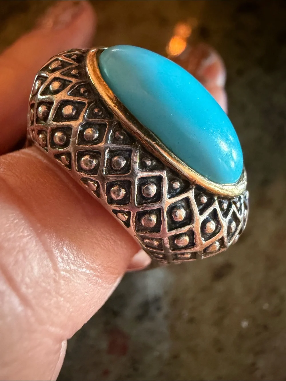 925 Sterling Silver bold artisan